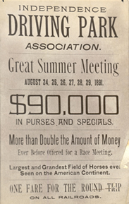 flyer for horse race